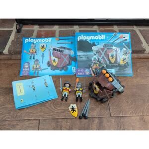 4867/4868 PLAYMOBIL SET Lion Knights With Complete Set